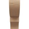 Ekena Millwork 2in. W x 6in. H x 24in. L Ridgewood Woodgrain TimberThane Rafter Tail, Primed Tan RFTUR02X06X24RIDRCPR - alternate 4